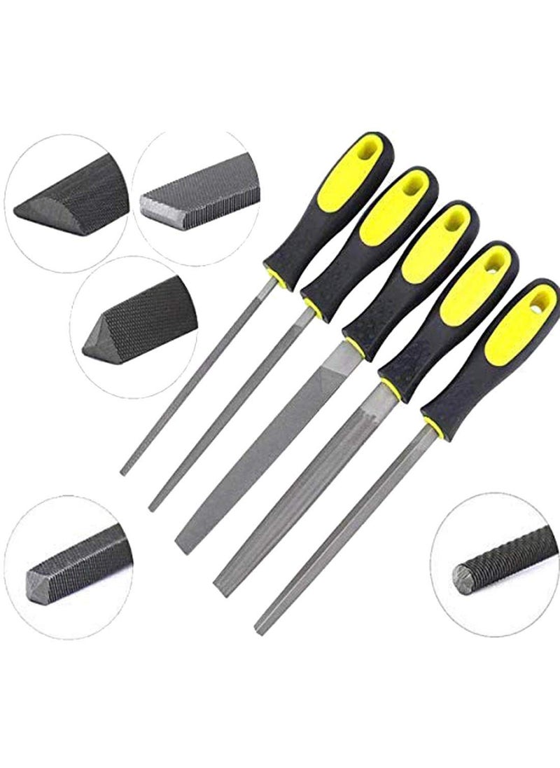 DIY Crafts Diy Crafts Round Metal Files for Craft Carving Woodworking File 10 File Length 4 Handle 14 Pack of 1 Set Multicolor  - Image 2