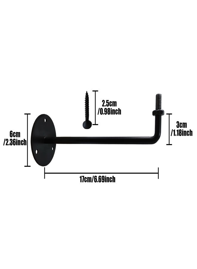 CHADWICK Wall Mount Stand Only Compatible with CHADWICK Mannequin Head, Not Universal, Wig Head Holder, Black Metal Rack, Wall Mounted Bracket, Hanging Wig Stand Accessories - Image 3