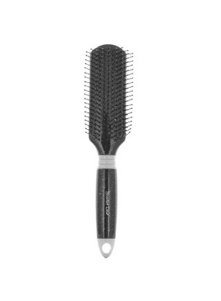 Professional Ladies 9 Row Large Flat Smoothing N Styling Hair Brush With Glitter Plastic Handle For Men N Women_Black - pzsku/Z3E10E67BD05B8E55E893Z/45/_/1690021949/9020e369-eb5b-455c-b359-89ae6cc654d3