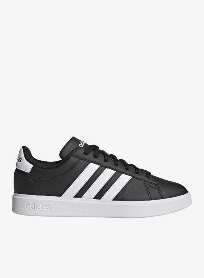 adidas حذاء رياضي رجالي جراند كورت 2.0 أسود مقاس 6.5