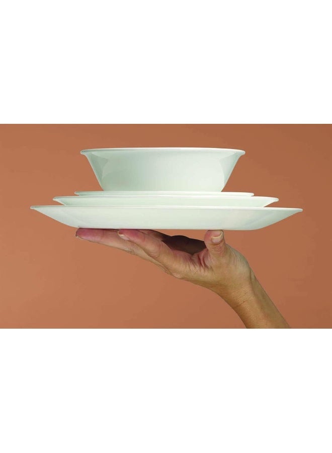Corelle طقم أدوات المائدة من كوريل فيتريل زجاج الرمل والسماء - 16 قطعة - Image 3