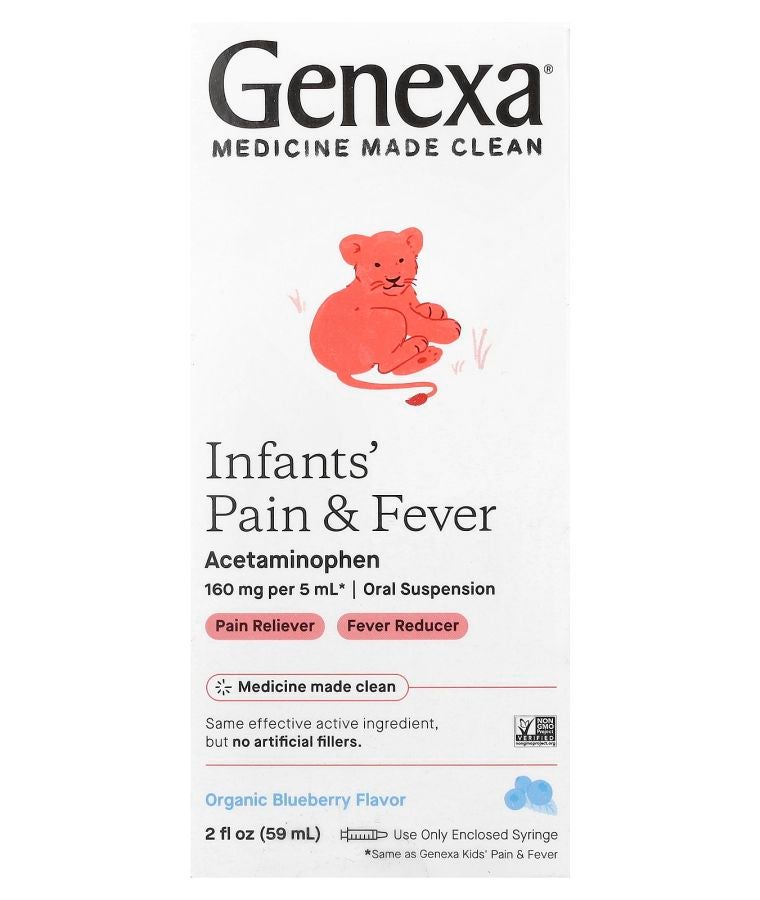 Infants' Pain & Fever Organic Blueberry 160 mg 2 fl oz (59 ml)