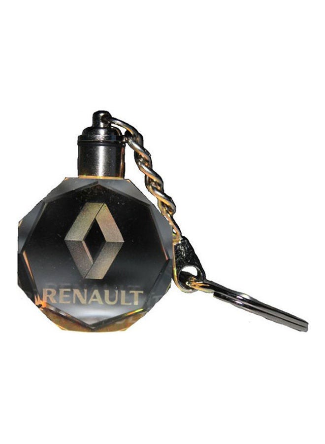 Loquat Keychain With Renault Car Logo And Light