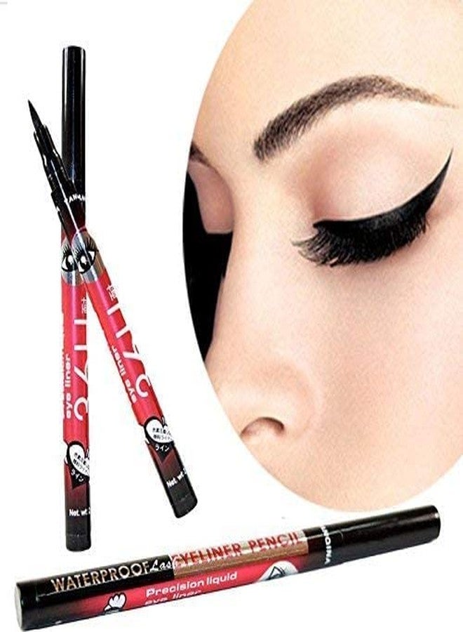 JAAYANSHA TYA 6155 Makeup Kit with 7 Black Makeup Brushes, Matte Fixer, Primer, Foundation, 36H Eyeliner, 3in1 Mascara,Eyeliner and Eyebrow Pencil - (Pack of 15) Multicolor - Image 5
