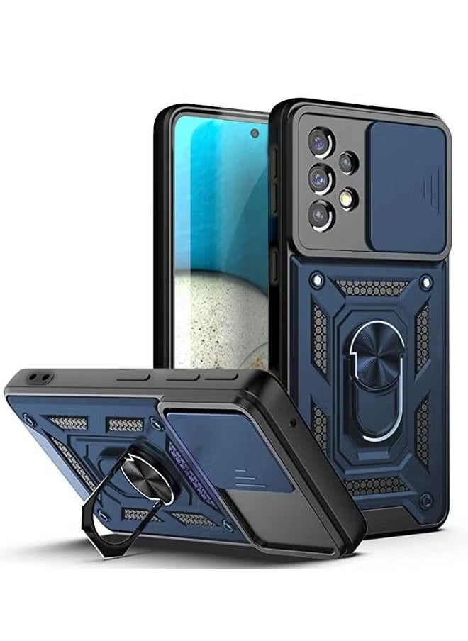 Galaxy A73 5G Case Cover with Stand Kickstand Ring and Camera Cover Protector, Military Grade Shockproof Protective Cover for Samsung Galaxy A73 - pzsku/Z3E11444FDC909DC8087DZ/45/_/1721119055/98fb527b-f80c-45c3-a903-55fa7666330e