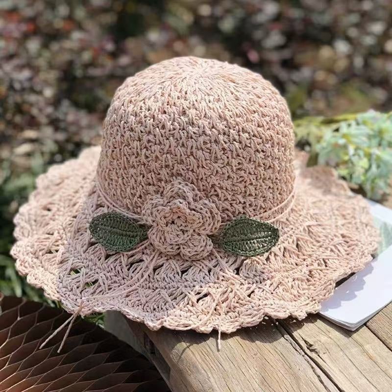 Washable Foldable Summer Women's Sun Hat - Korean Style, Breathable & UV-Protective