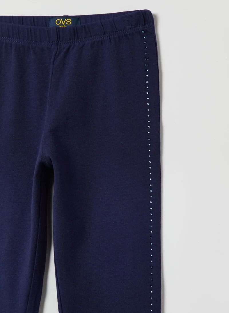 او في اس OVS Girls Leggings - Blue