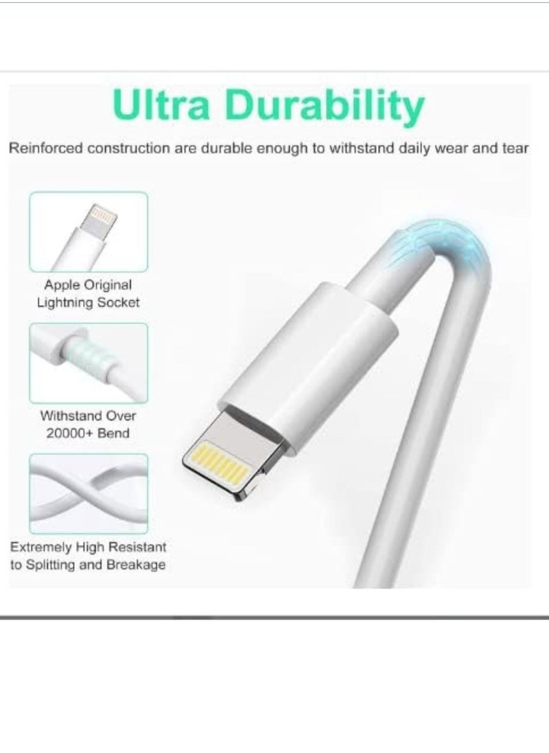 Generic - USB C to 8pin Cable Compatible with iPhone 13 Pro Max/12/11 Pro/X/XS/XR/8 Plus/AirPods Pro, Supports Power Delivery, 2M, - Image 1