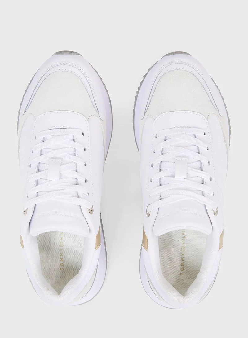 TOMMY HILFIGER Elevated Embossed Runner Sneakers