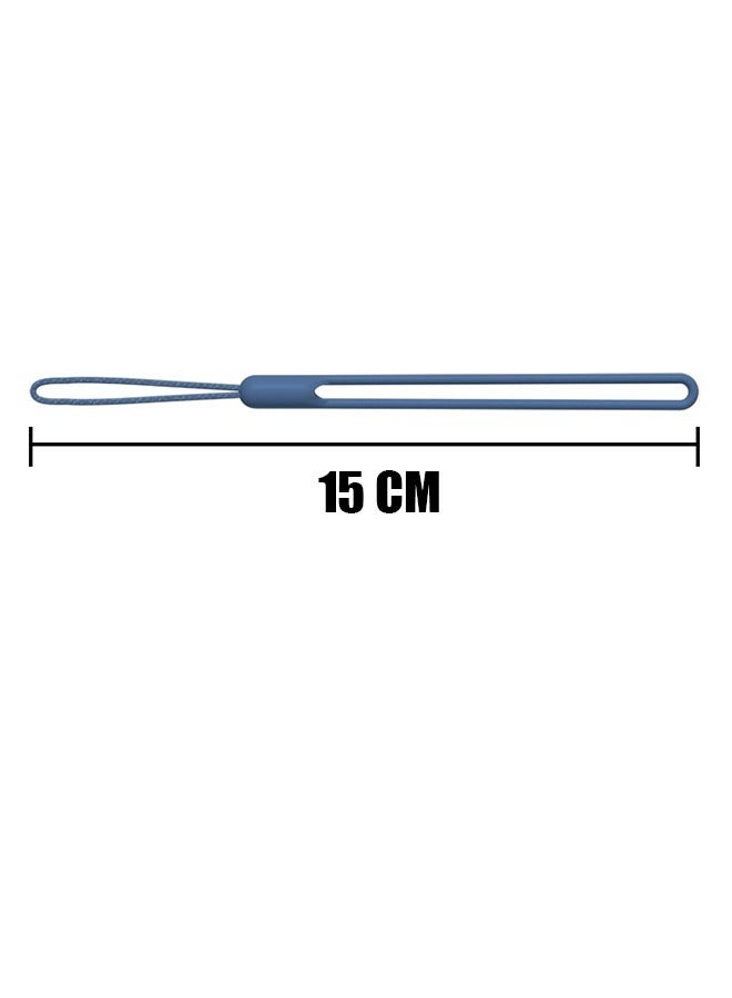 6 Pcs Wrist Lanyard Short Lanyard, Phone Wrist Lanyard Straps Hand Lanyards Small Short Silicone Rubber Charms for CellPhone Pen Umbrella Water Cup kettle Keys Badges (Colorful) - Image 2