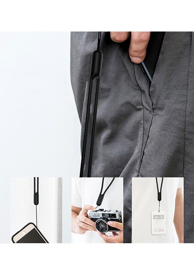 6 Pcs Wrist Lanyard Short Lanyard, Phone Wrist Lanyard Straps Hand Lanyards Small Short Silicone Rubber Charms for CellPhone Pen Umbrella Water Cup kettle Keys Badges (Colorful) - Image 4