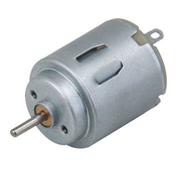 PGSA2Z™ 1Pcs Round Small Size Toy Motor 1 Pcs Flat Small Size Toy Motor with 2Pcs 4 Wing Fan (Color Multi) - Image 2
