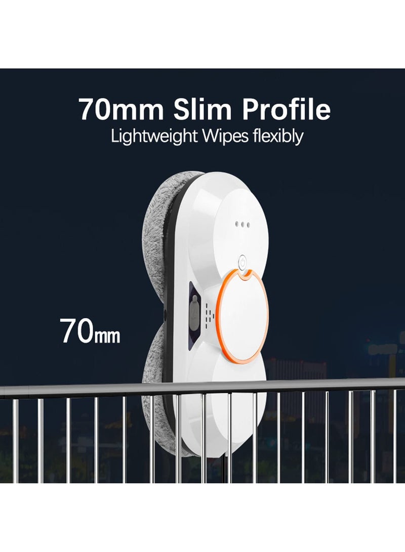 XiuWoo Window Cleaning Robot,Robot Window Cleaner,5600pa Smart Glass Cleaning Robotic Dual Water Spray/Remote,Vacuum Robotic Windows Cleaning Tools for Indoor/Outdoor Window High Buildings  - Image 3