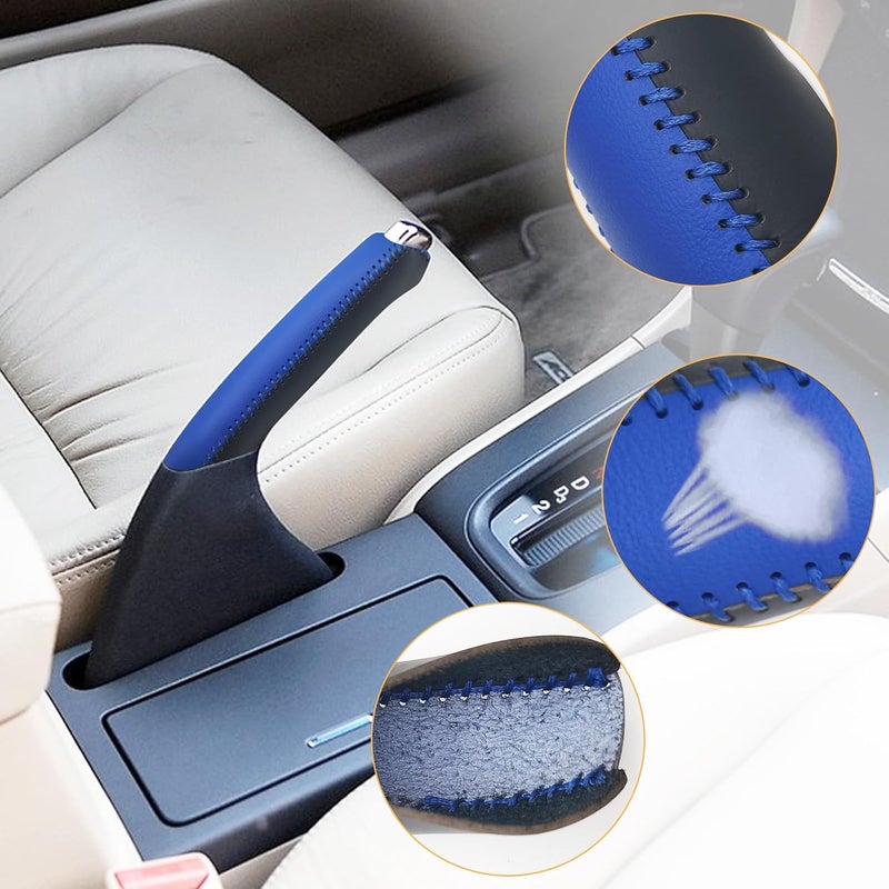 SUNBREATH Hand-Stitched Leather Handbrake Protector Cover - Image 1