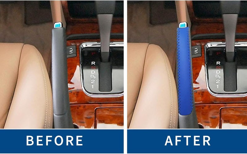 SUNBREATH Hand-Stitched Leather Handbrake Protector Cover - Image 5