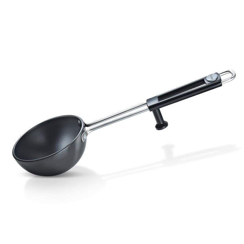 Prestige Aluminium Hard Anodised Tadka Pan 10 cm Black - Image 1