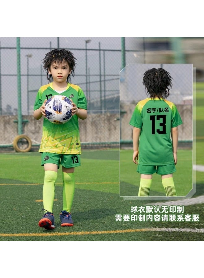 Children's Football Jersey Set - Boys Autumn Winter Training & Competition Quick Dry Uniform