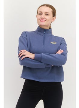 PUMA Women Sportwear Fit Long Sleeves Outdoor Sweatshirt, Sage Blue  - Image 1