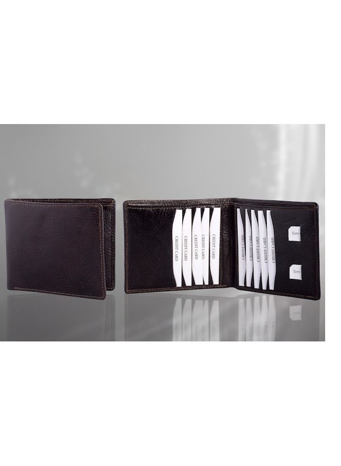 Three Angels Three Angels Genuine Leather Male Wallet & Credit Card Case 