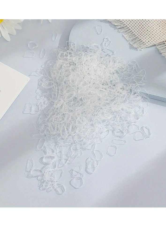 Ucanbe 1000pcs Baby Girls Cute Mini Elastic Hair Ties Set - Perfect for Holiday Gifts & Decorative Hair Accessories! - Image 3