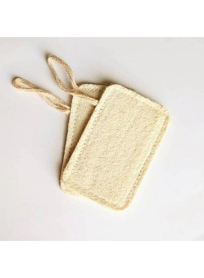 ONEarth Organic Natural Loofah Body Scrubber [Pack of 2- Rectangular Shape] - Image 1