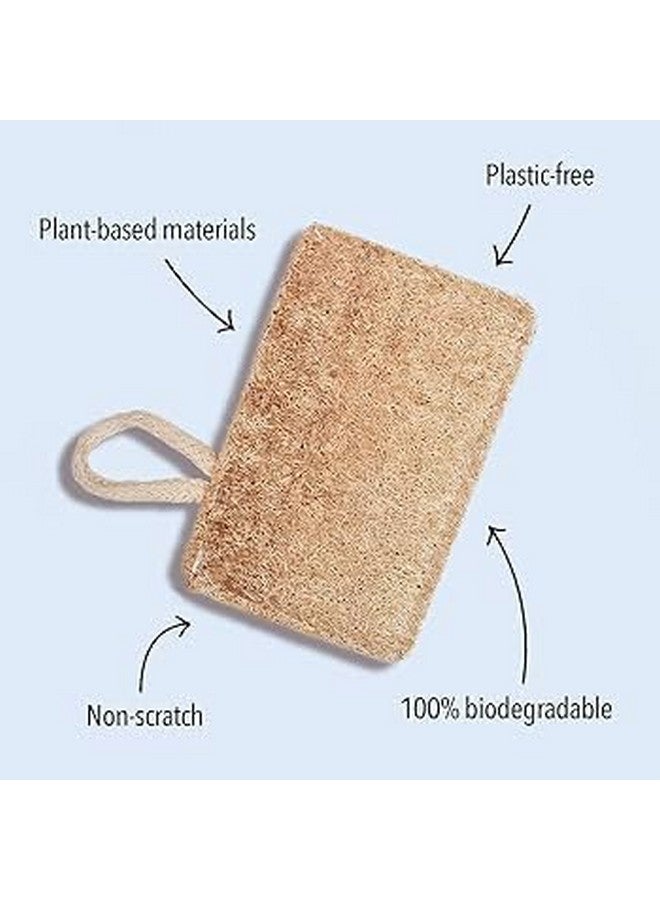 ONEarth Organic Natural Loofah Body Scrubber [Pack of 2- Rectangular Shape] - Image 5