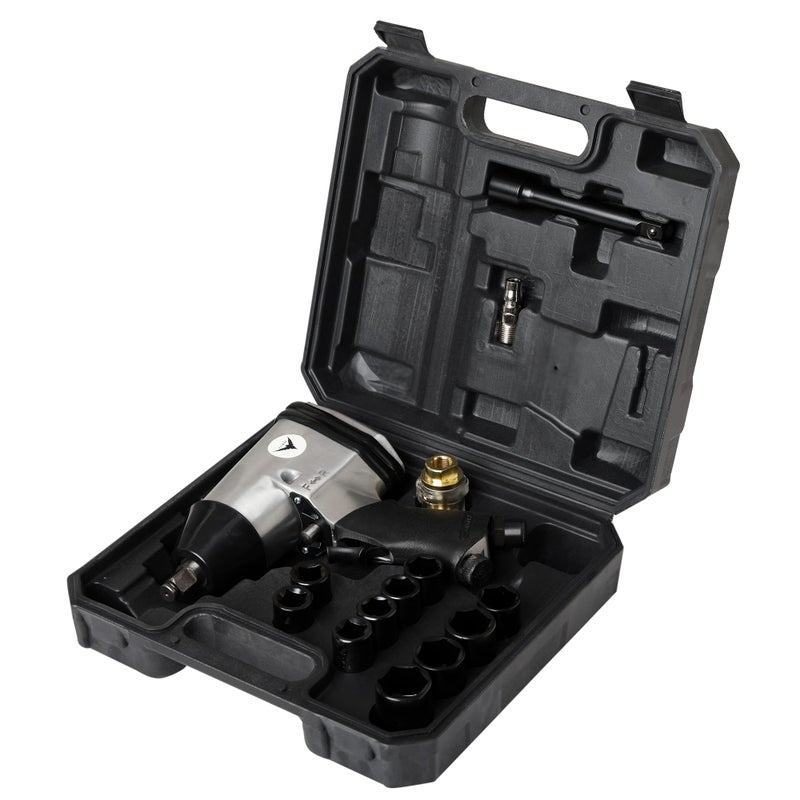 Hyco Heavy Duty 1/2 Inch 350Nm Pneumatic Impact Wrench, C Shaped - Image 5
