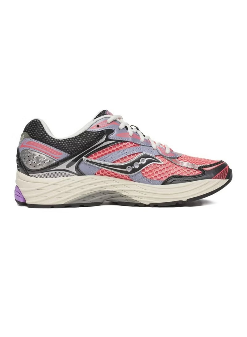 Saucony ProGrid Omni 9 Women's Running Shoes Breathable Mesh Athletic Sneakers Premium Cushioning Stability Sports Footwear Lightweight Comfortable Walking Jogging Training Gym Shoes Pink Purple - Image 1