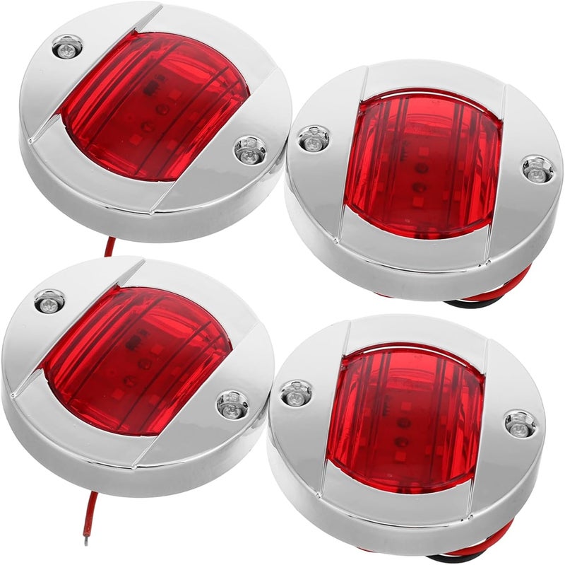 Smooth joint MAGICLULU 4Pcs Round LED Side Marker Lights for Trucks and Trailers Waterproof Signal Lamp Solid Frame Universal Utility Lighting for Boats and RVs Oil resistant Global light sturdy raw material Advanced minimal build Gulf market trial optimized design Personal & public compatible Bulk storage easy optimized build Trendy budget practical design Practical versatile construction Cost effective upgraded craftsmanship Foldable Globally popular elegant design Simple multi-color universal build Upgraded classic design Multi-category warehouse equip Scratch resistant Lightweight Dust tight seal Integrated warehouse solution Working day delivery service General standard crafted Multi-use upgraded craftsmanship Air & land transit compatible Changing environment compatible Precision polished solid material - Image 1