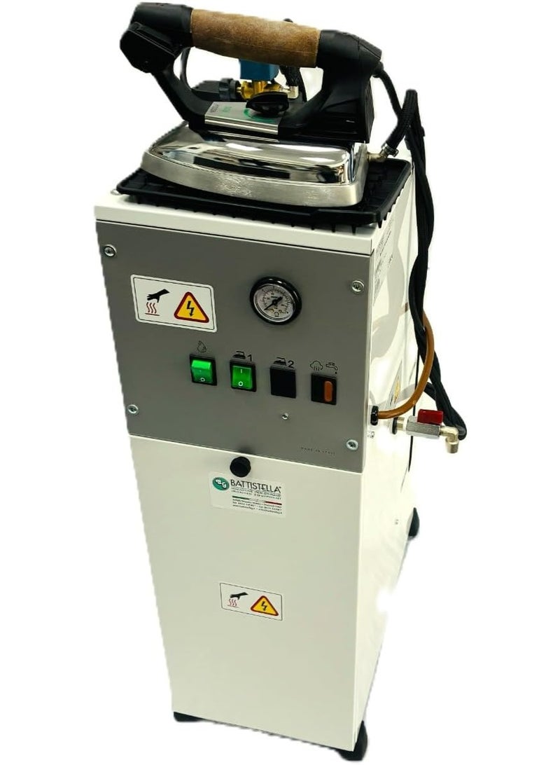 Battistella Barbara 31 Fully Automatic Steam Generator with 5L Boiler | Stainless Steel Boiler | EOS 800W Professional Steam Iron - Image 2
