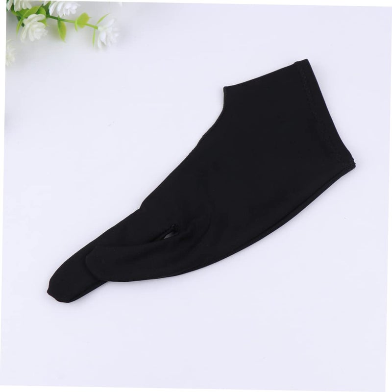 Two Finger Artist Drawing Glove Black Large Comfortable Painting Glove Set Of 2 - Image 5