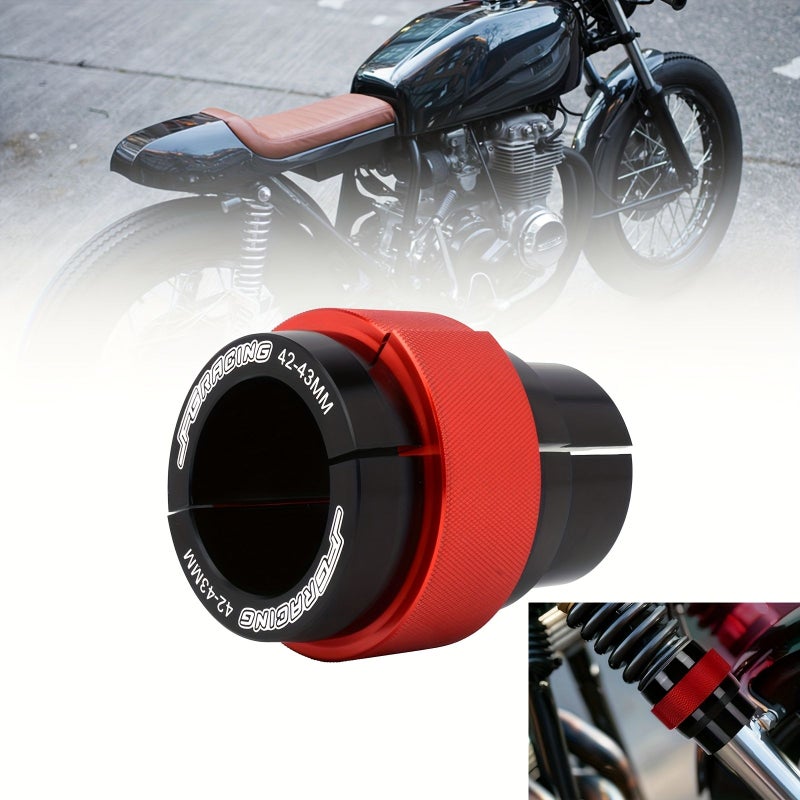 Motorcycle Front Fork Oil Seal Driver Tool 40-41MM Orange Compatible With Dirt Bike Engine Oil Cap Bolt - Image 3