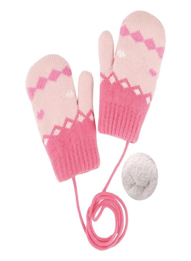 OVOY Warm Fleece Lined Toddler Mittens for Snow Play | Winter Gloves for Boys & Girls Ages 3-5 Years - Image 1