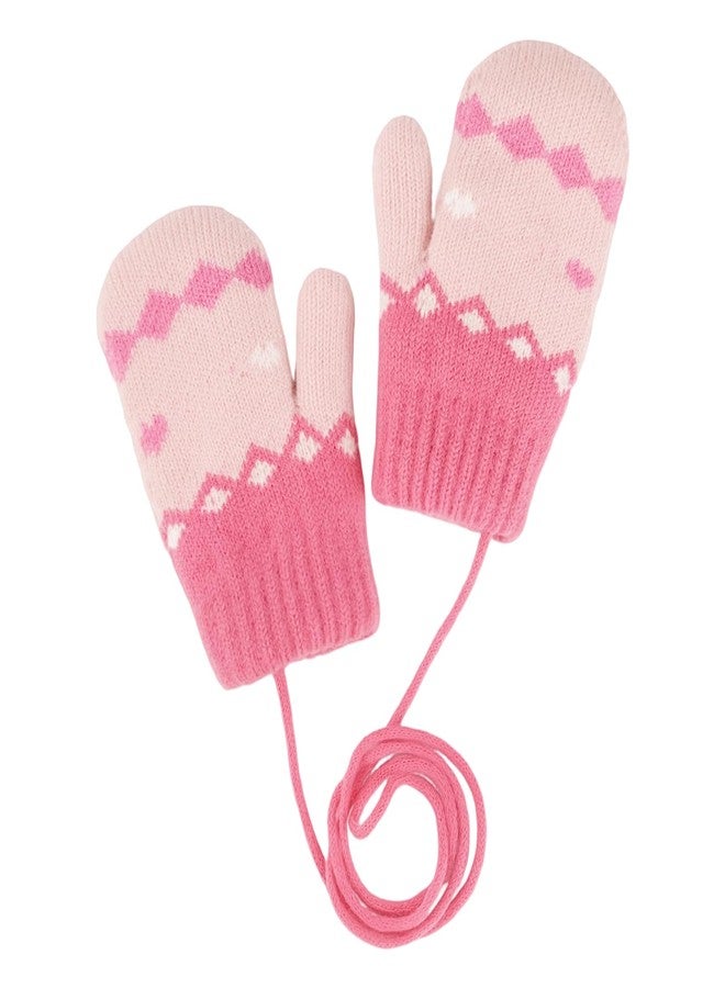 OVOY Warm Fleece Lined Toddler Mittens for Snow Play | Winter Gloves for Boys & Girls Ages 3-5 Years - Image 4