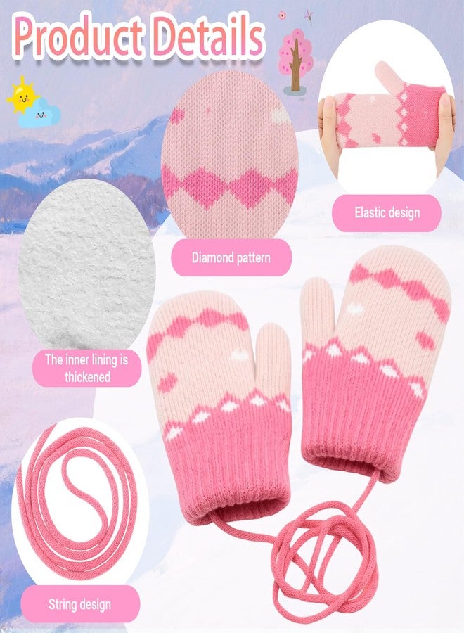 OVOY Warm Fleece Lined Toddler Mittens for Snow Play | Winter Gloves for Boys & Girls Ages 3-5 Years - Image 2