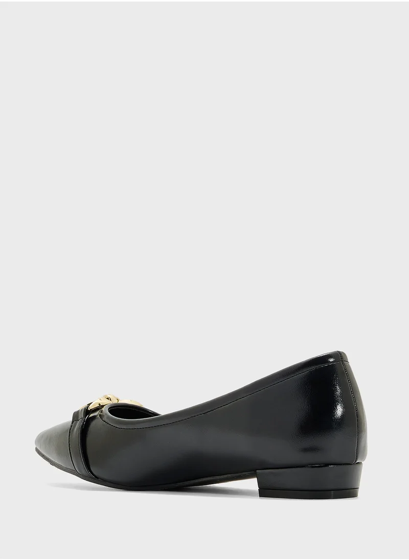 ELLA Womens Pointed Ballerina Flat