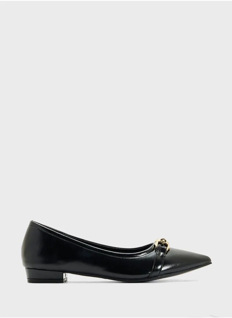 ELLA Womens Pointed Ballerina Flat