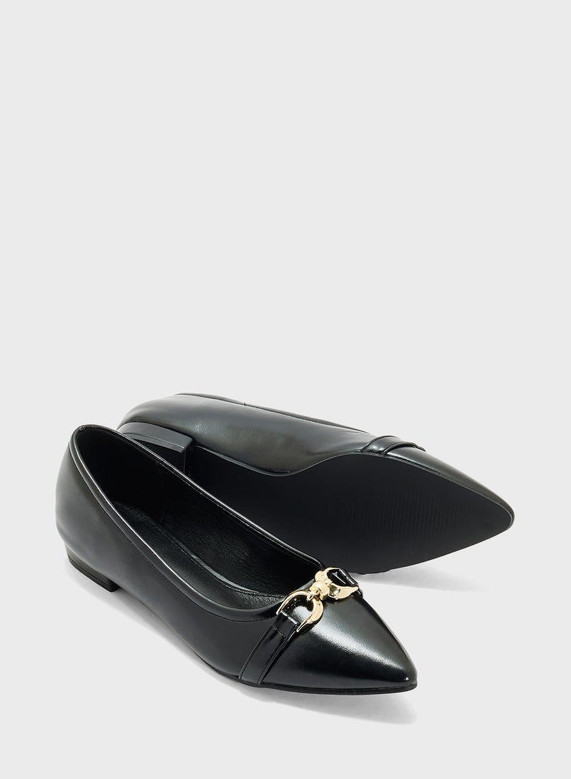 ELLA Womens Pointed Ballerina Flat  - Image 3