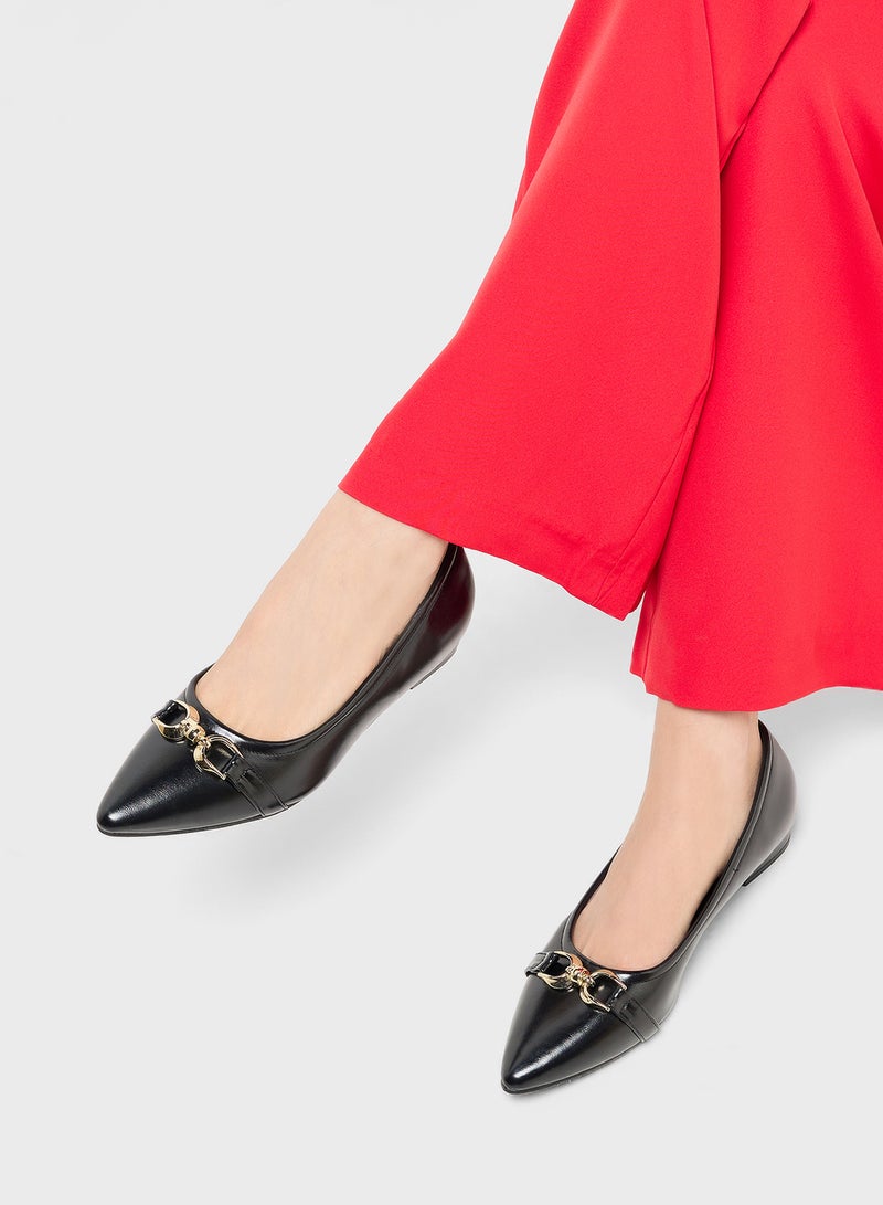 ELLA Womens Pointed Ballerina Flat  - Image 5
