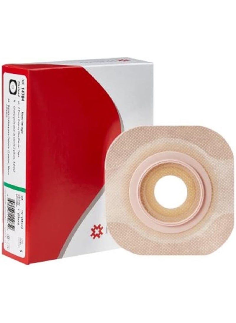 HOLLISTER New Image Flextend Precut, Extended Wear Ostomy Barrier Adhesive Tape 44 mm Flange 5 per Box 14704 