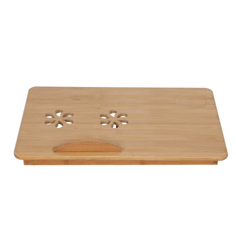 Adjustable Laptop Desk Portable Folding Bed Tray With Drawer 19 53 Inch Lightweight - Image 2