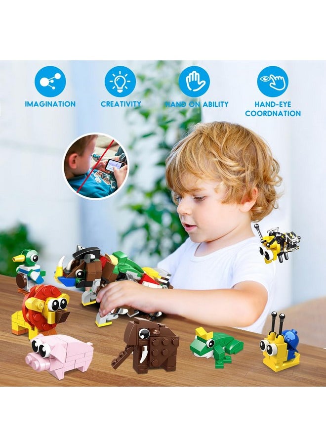 Hogokids - 30 Packs Party Favors For Kids - 867Pcs Animals Building Blocks Sets For Classroom Prizes Goodie Bag Fillers Stocking Stuffers Birthday Valentines Easter Gifts For Kids Boys Girls 6+ - Image 1