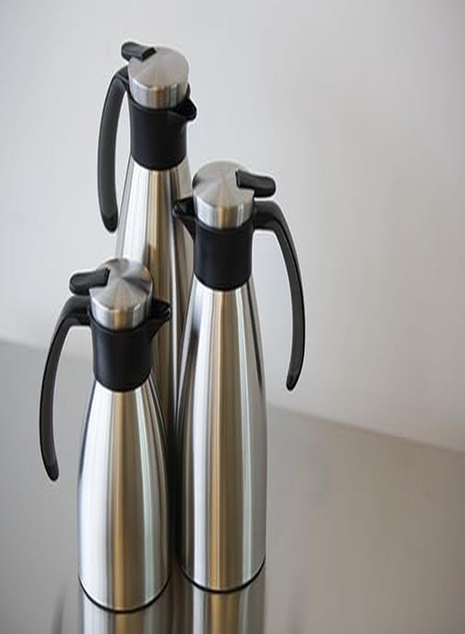 Service Ideas 83706V2 Slim Server, Vacuum Insulated, Stainless Steel, 0.6 Liter (20 Ounce), Brushed - Image 3