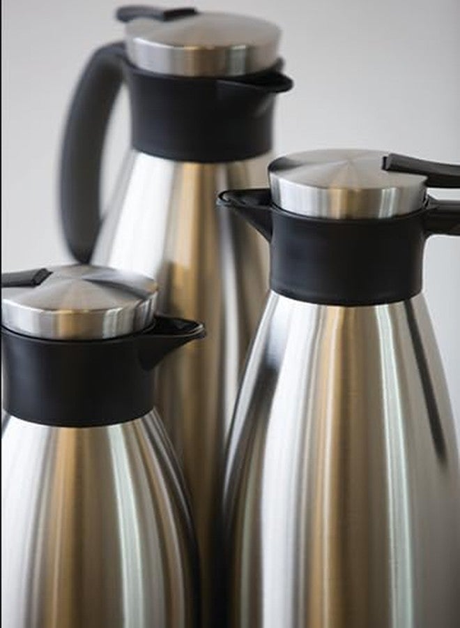Service Ideas 83706V2 Slim Server, Vacuum Insulated, Stainless Steel, 0.6 Liter (20 Ounce), Brushed - Image 2