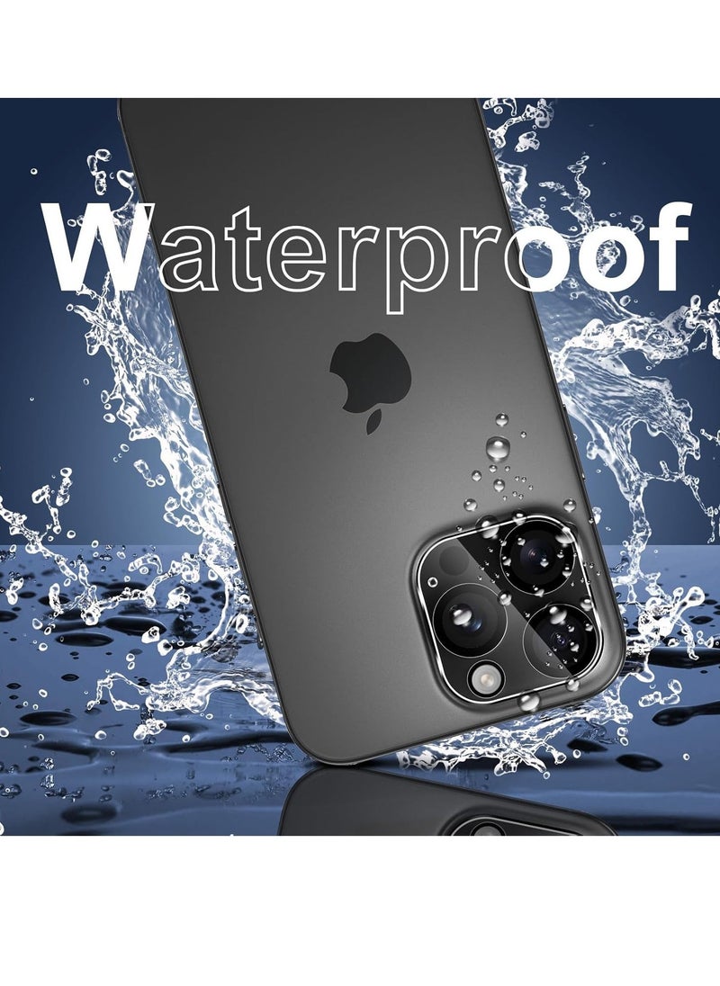 JAJEEK "2024 Camera Protection for iPhone 16 Pro/Pro Max – 3-Pack Tempered Glass Lens Protector, HD Clear, 9H Hardness, Anti-Scratch, Full Coverage" - Image 5