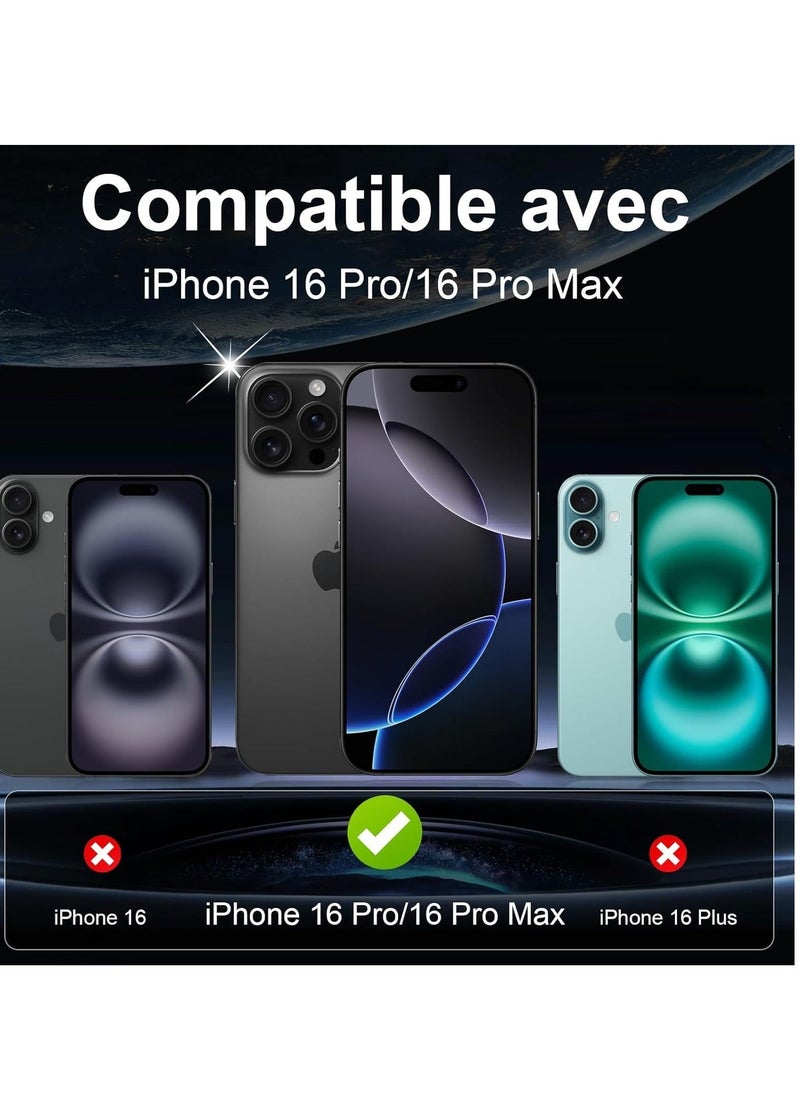 JAJEEK "2024 Camera Protection for iPhone 16 Pro/Pro Max – 3-Pack Tempered Glass Lens Protector, HD Clear, 9H Hardness, Anti-Scratch, Full Coverage" - Image 2