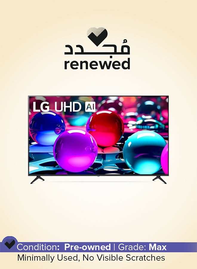 Renewed - 55-inch Smart TV - 4K 55UA73 Black