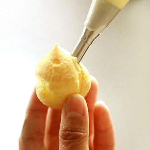Perfect Pricee 6mm Stainless Steel Cream Icing Piping Nozzle Tip with Closed Star Opening, Silver - Image 4
