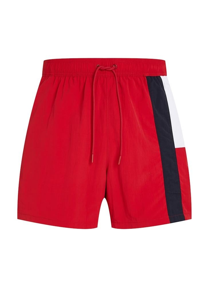 TOMMY HILFIGER Slim Medium Length Drawstring Swim Trunks  - Image 4