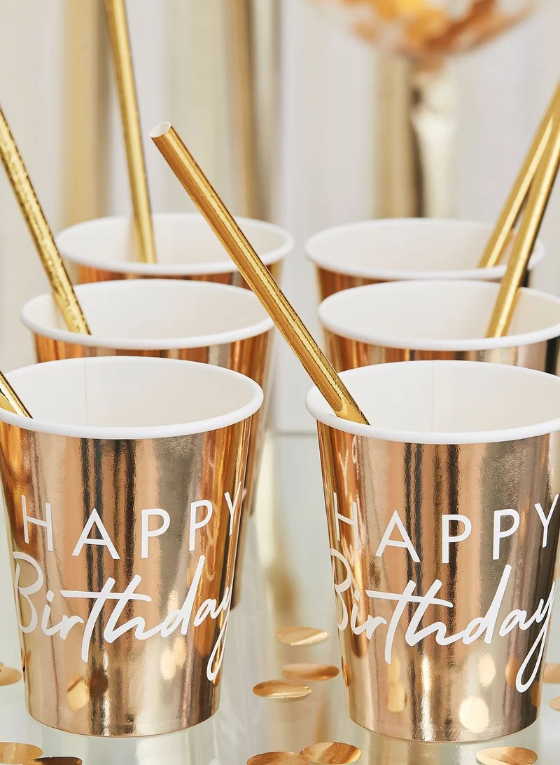 Ginger Ray Happy Birthday Cup